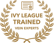 Ivy League Trained Vein Experts Badge